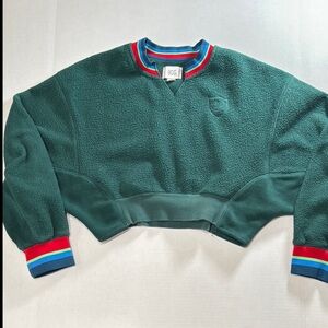 BDG Forest Green Fleece Pullover